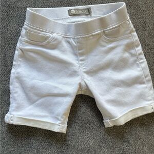 Tractr White Kids Shorts